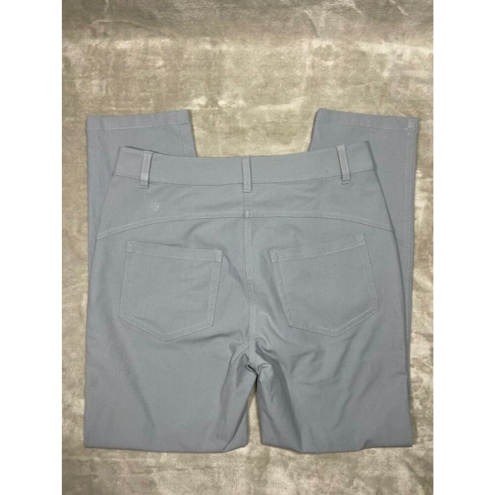 Lululemon Slim Pants Women Size 8 Gray Trouser Casual Performance Stretch Casual - Picture 11 of 14
